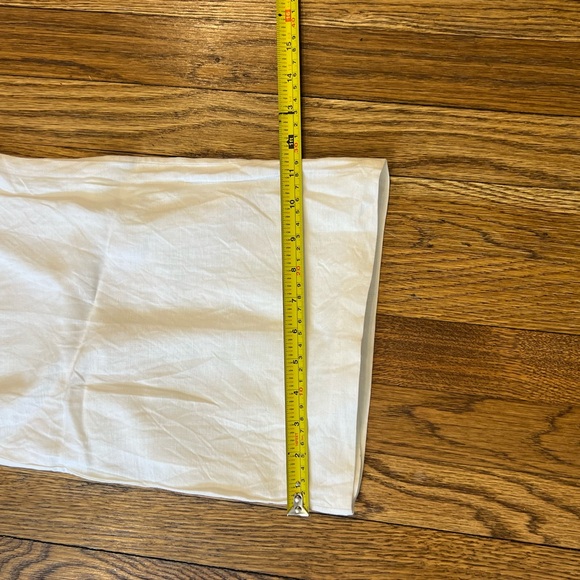 Le Suit White Casual Wide-Leg Pants Relaxed Fit - Picture 5 of 7